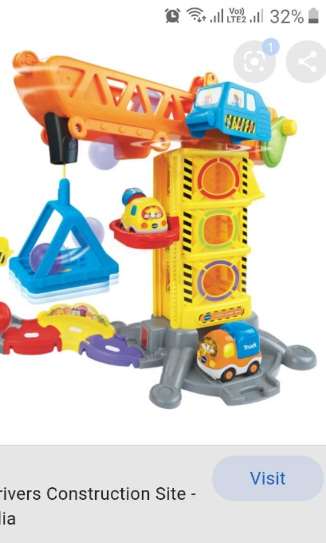 Vtech learning zone construction shop site