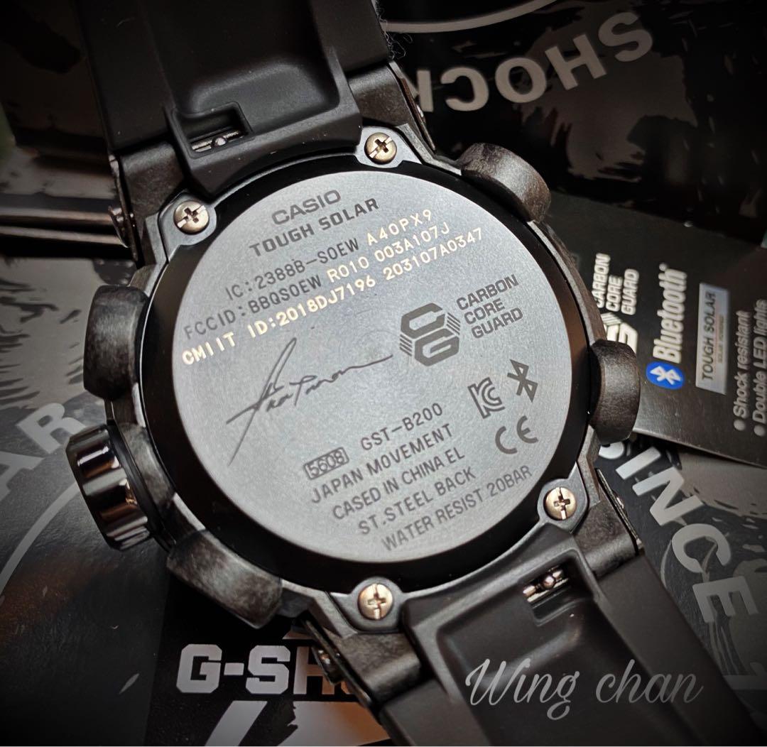 カシオ G-SHOCK GST-B200TJ-1AJR 純正ブラックバンド付き