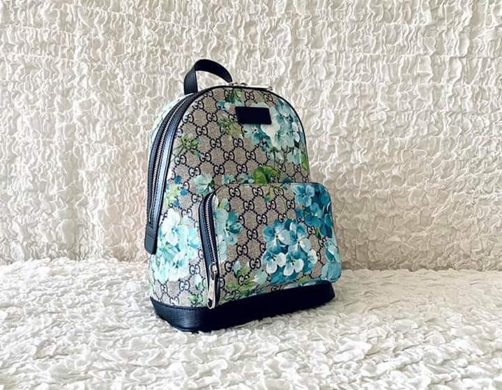 Gucci bloom backpack blue outlet