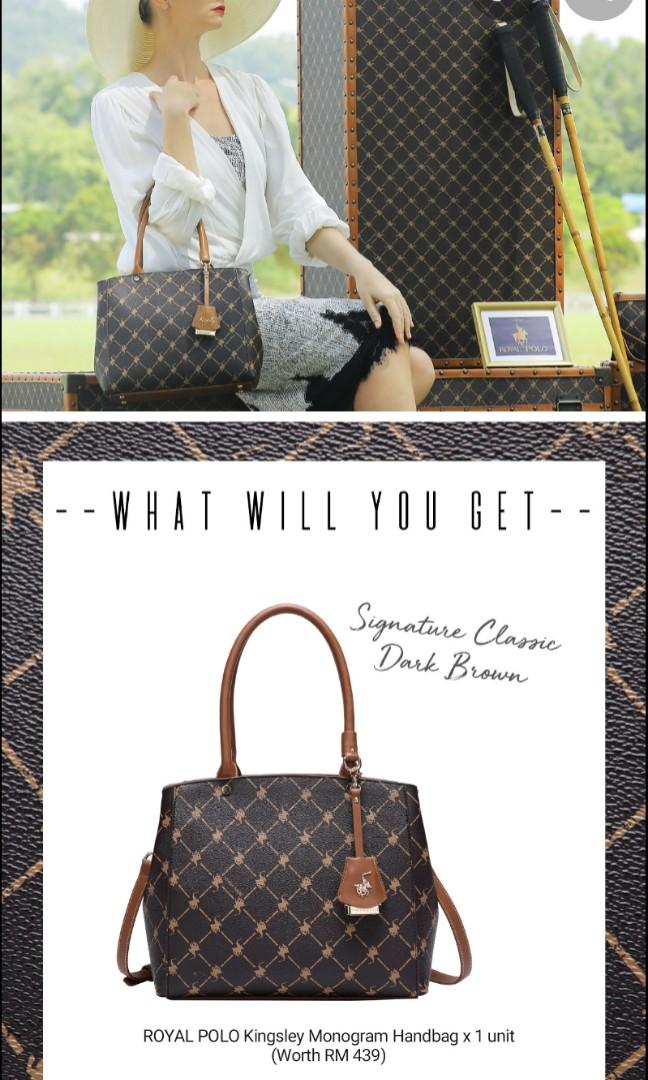 Royal polo kingsley monogram handbag online
