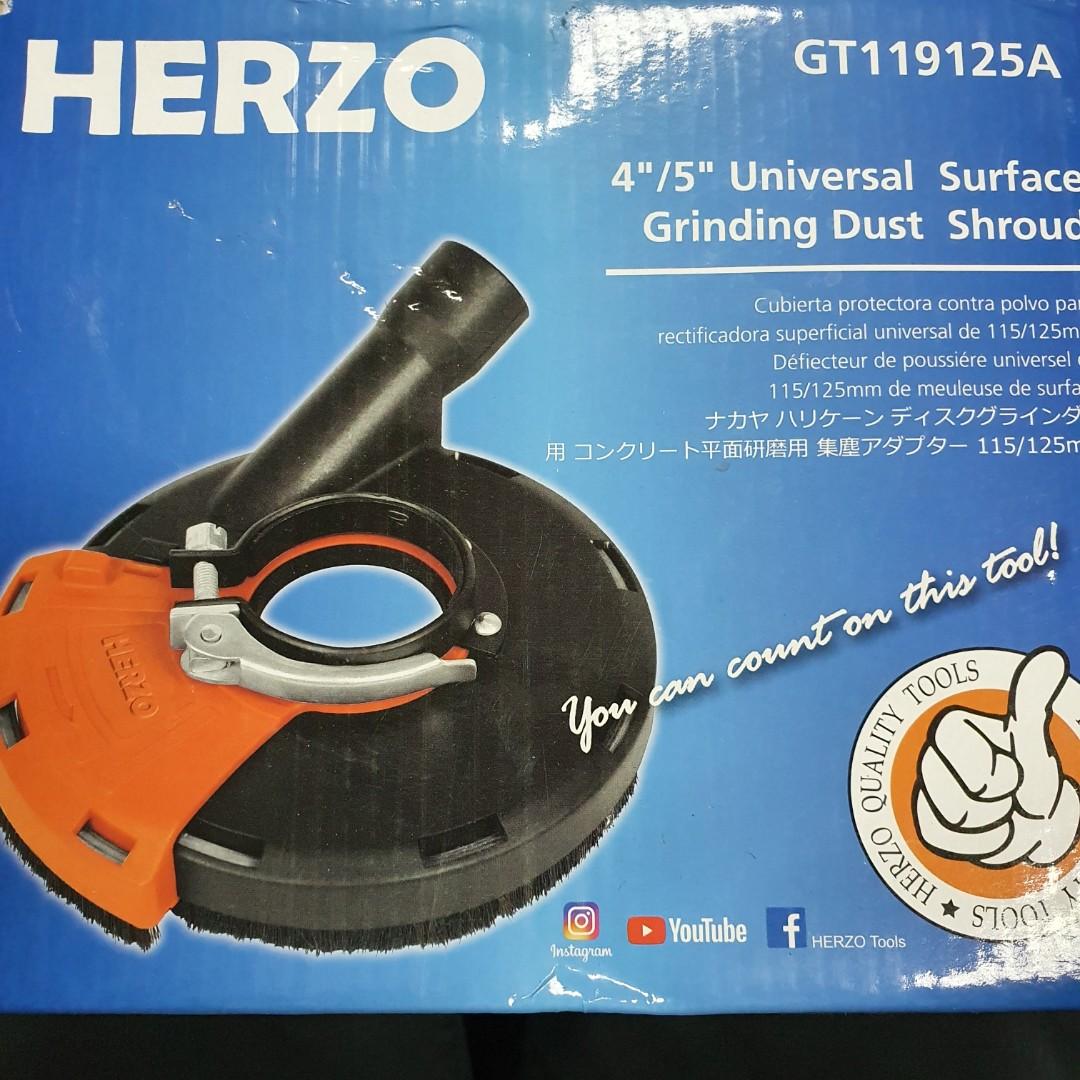 SKYSHALO Grinding Dust Shroud For Angle Grinder, Corded Universal 4-5 In., Surface Grinder Dust Shroud With 6 Clamping Washers Dmkfczdmkbtmfh5k1001v0 - View #10