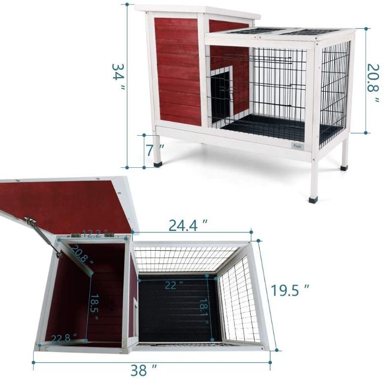 petsfit indoor rabbit hutch