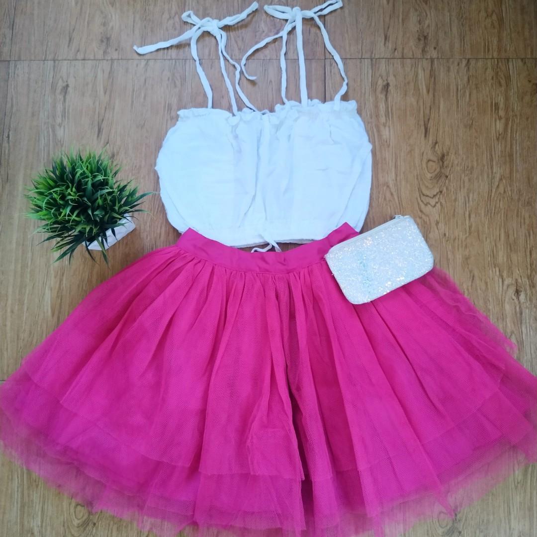 hot pink tutu dress