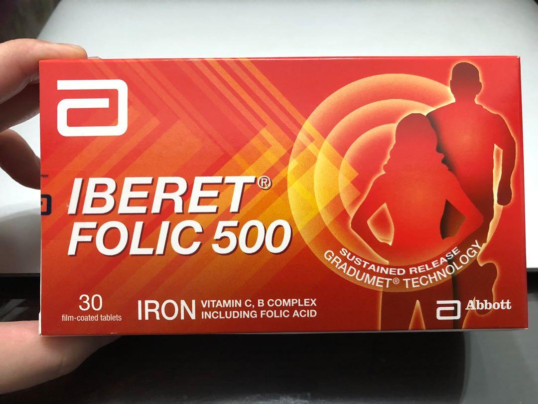 Iberet Folic Acid Health Nutrition Health Supplements Vitamins Supplements On Carousell