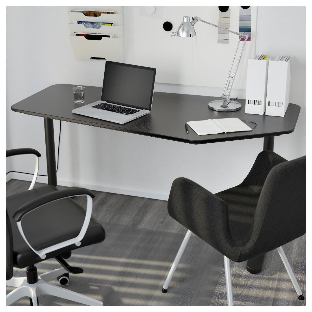 IKEA BEKANT 5 sided Desk Black