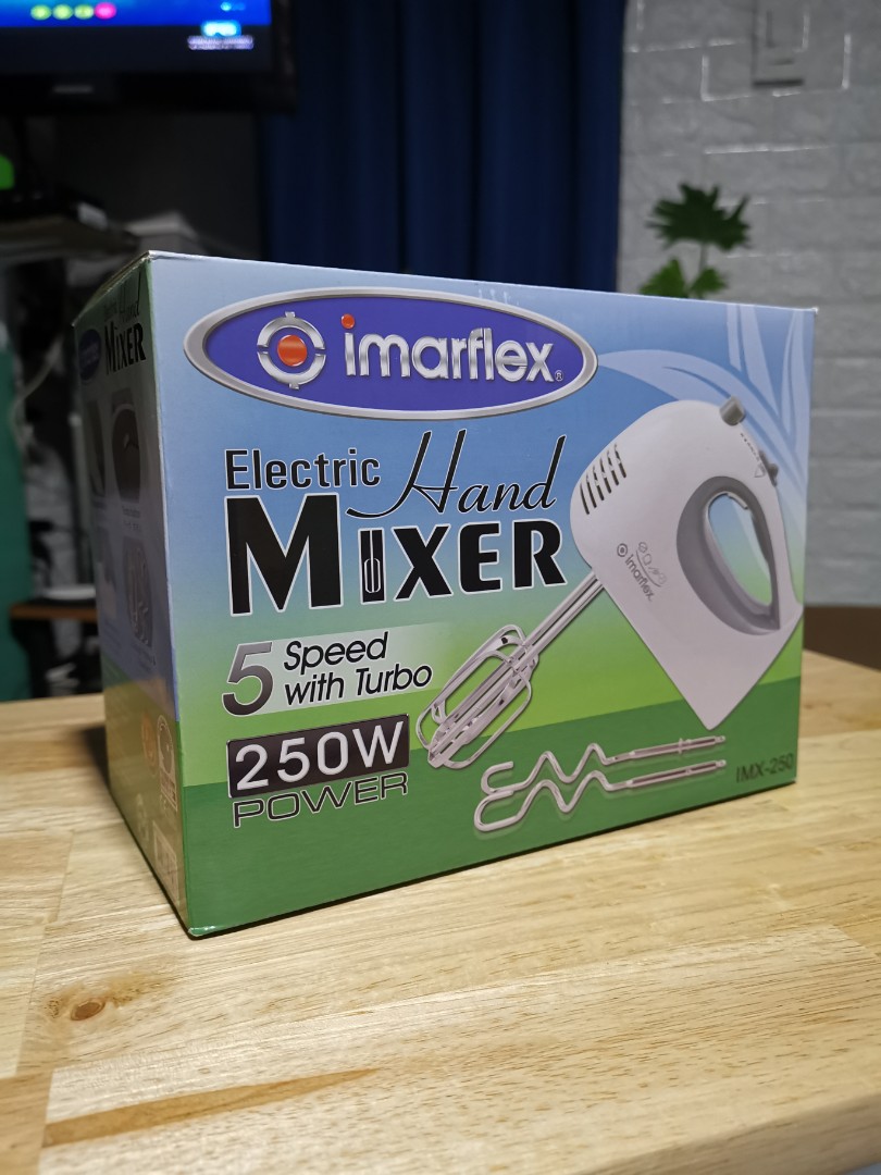 Imarflex Hand Mixer 5 Speed (250W) IMX250, TV & Home Appliances