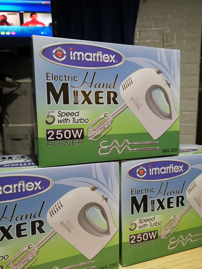 Imarflex Hand Mixer 5 Speed (250W) IMX250, TV & Home Appliances
