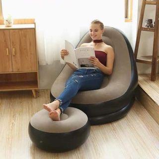 Inflatable Air Sofa and Foot Rest