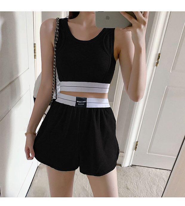 sporty outfits with shorts