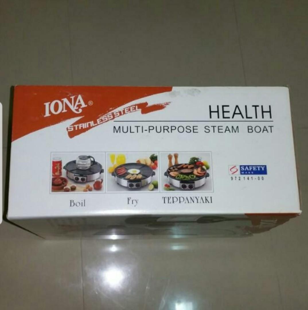 Iona BBQ Hot Plate/Steam Boat, TV & Home Appliances, Kitchen Appliances