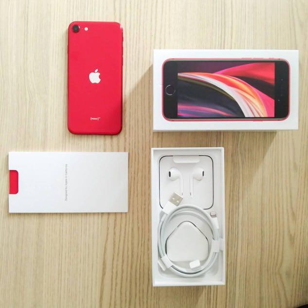 Iphone Se 2020 Red 128 Gb Telepon Seluler Tablet Iphone Others Di Carousell