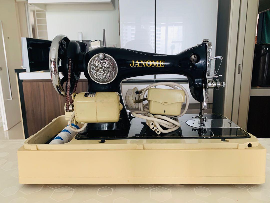 JANOME Sewing Machine Antique Vintage, Design & Craft, Craft Supplies