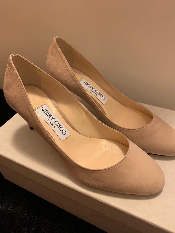 Jimmy Choo ballet pink bridget heels size 36