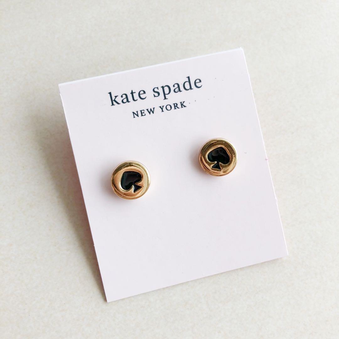 Kate Spade Black Spot The Spade Earring, Women's Fashion, Jewelry &  Organisers, Earrings on Carousell