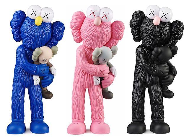 松野屋 キャンバスフラットショルダー KAWS TAKE PINK 新品 カウズ