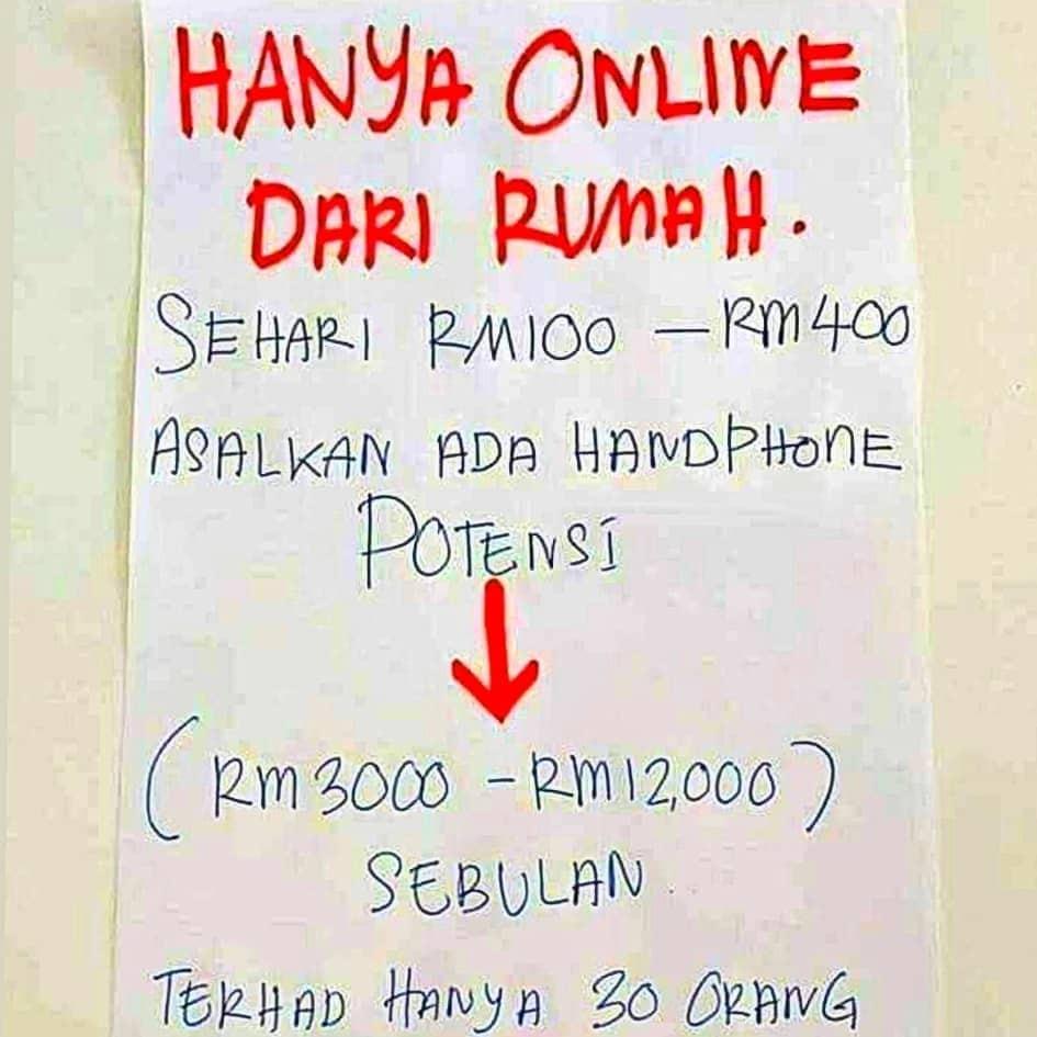 Kerja Part Time 100 Online Di Rumah Saja Jobs Part Time Others On Carousell