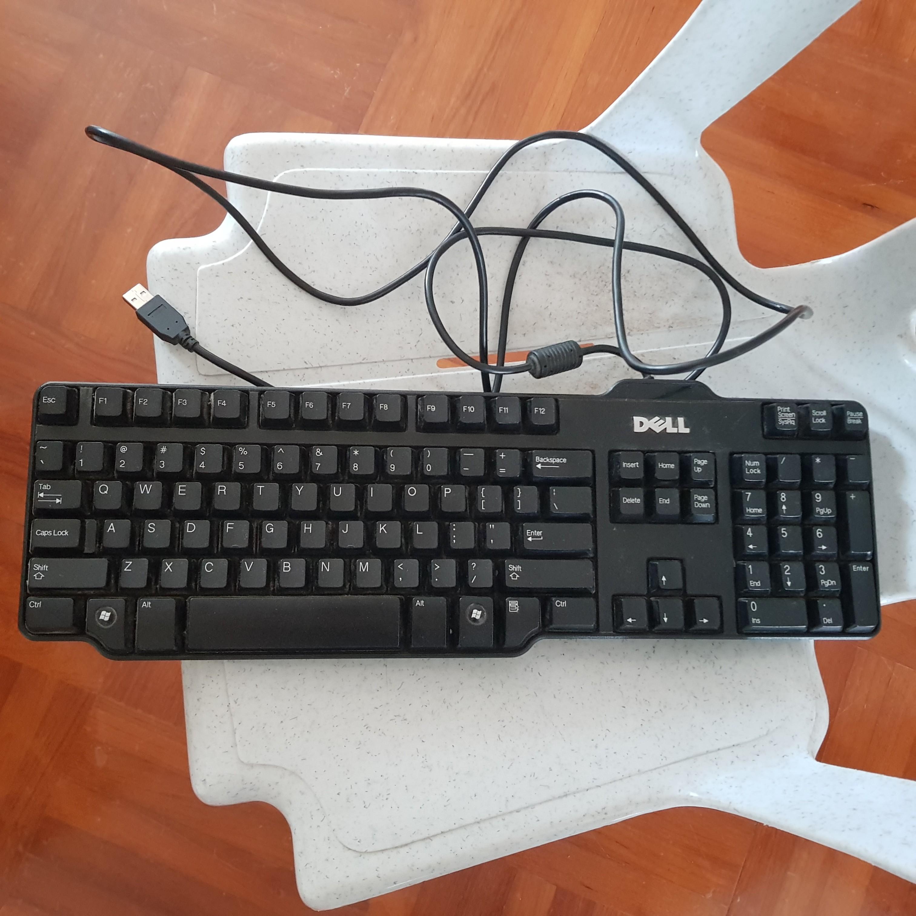 Keyboard Dell Usb Wired Sk 8115 Electronics Computer Parts Accessories On Carousell