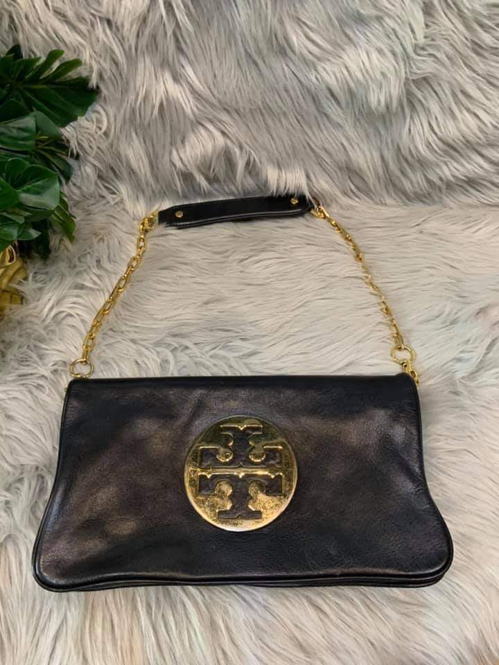 💯Korea Tory Burch Sling genuine leather Gold hardware, Women's Fashion,  Bags & Wallets, Cross-body Bags on Carousell