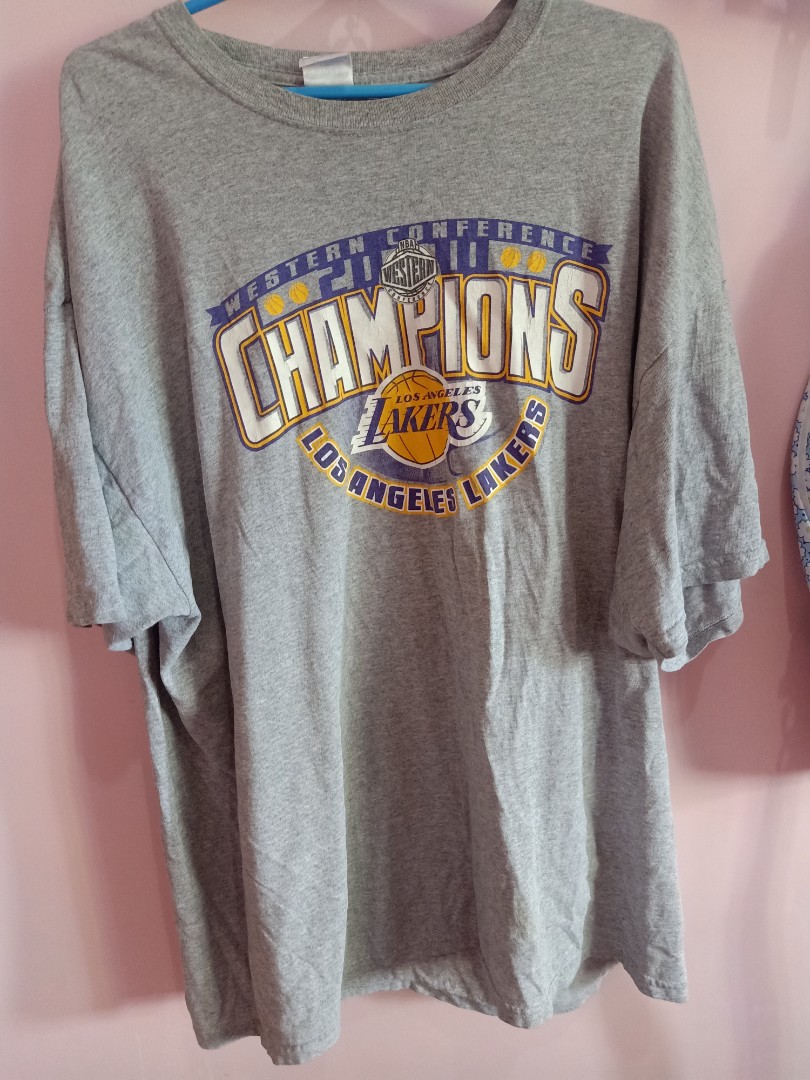 Lakers Champion Shirt Men S Fashion Clothes Tops On Carousell