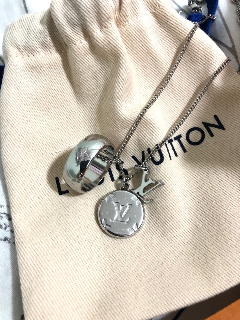 Louis Vuitton, Jewelry, Lv Monogram Charms Necklace