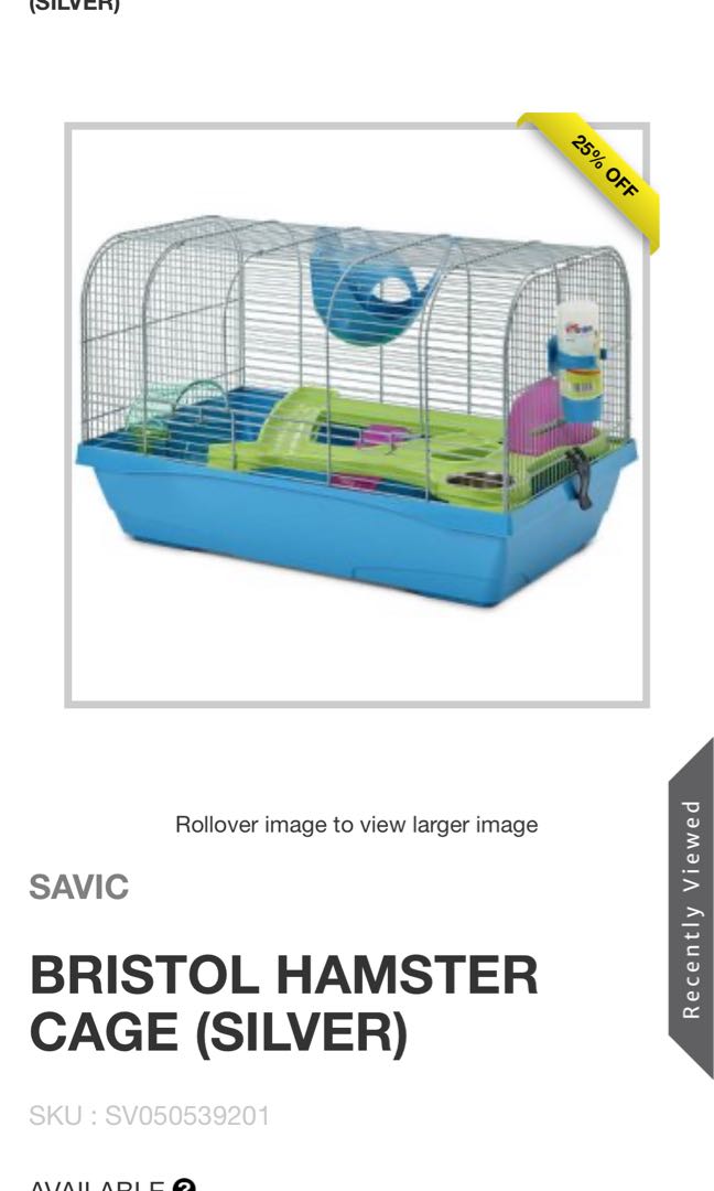 Savic bristol online hamster cage