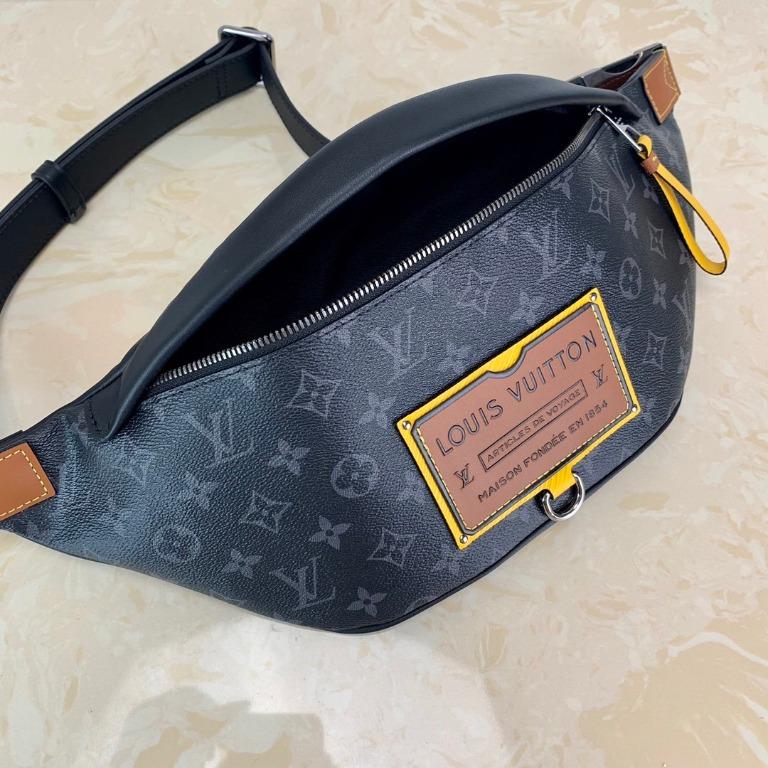 Louis Vuitton Discovery Backpack Monogram Eclipse Gaston Label