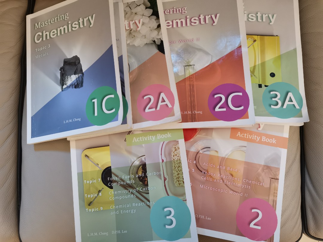 Mastering Chemistry 2019 book 1C, 2A, 2C,3A, activity book 2&3, 教科書 ...