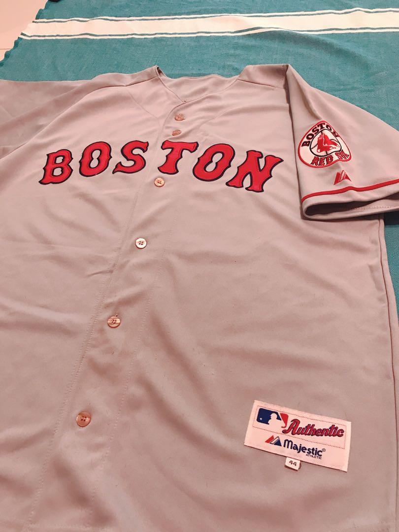 Vintage #38 CURT SHILLING Boston Red Sox MLB Majestic Jersey L