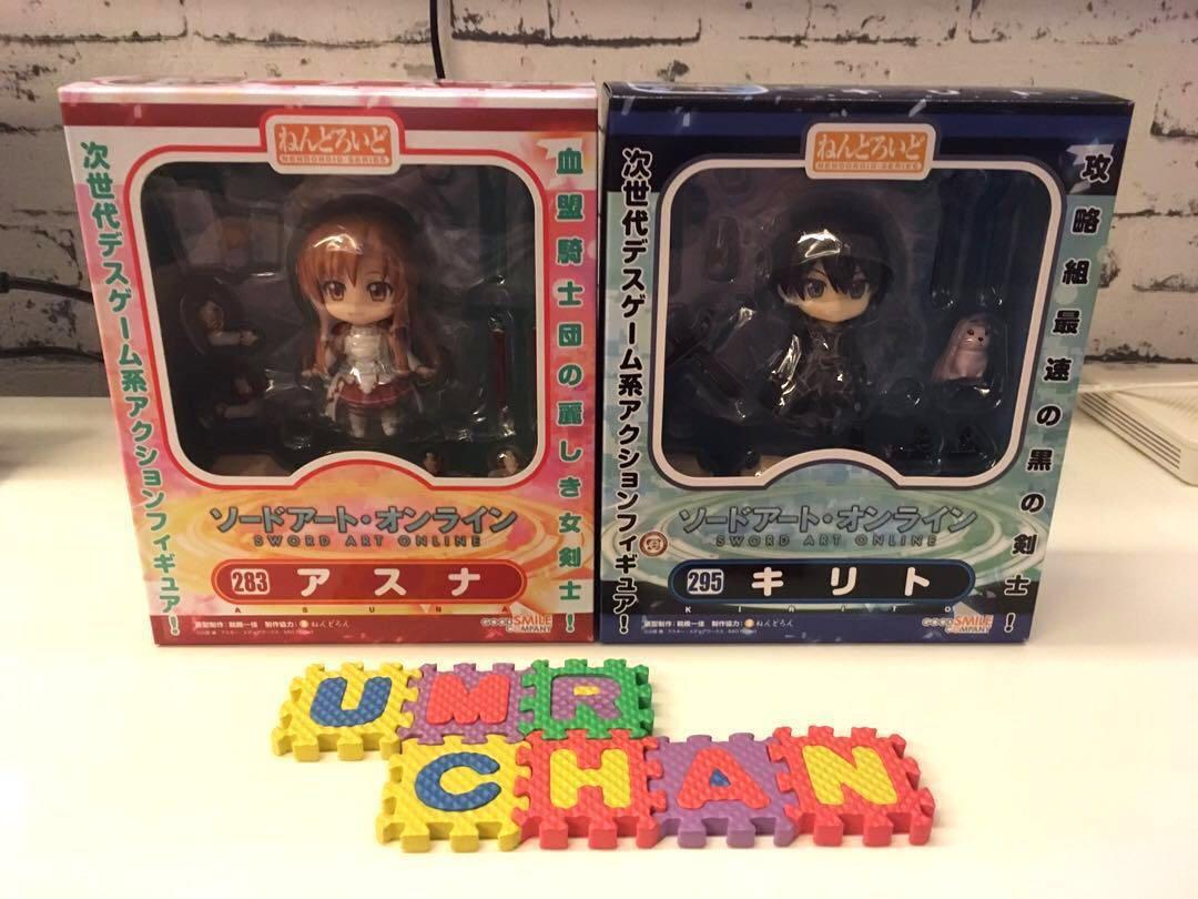 Nendoroid 黏土人2 295 亞絲娜桐人sao 刀劍神域 玩具 遊戲類 玩具 Carousell