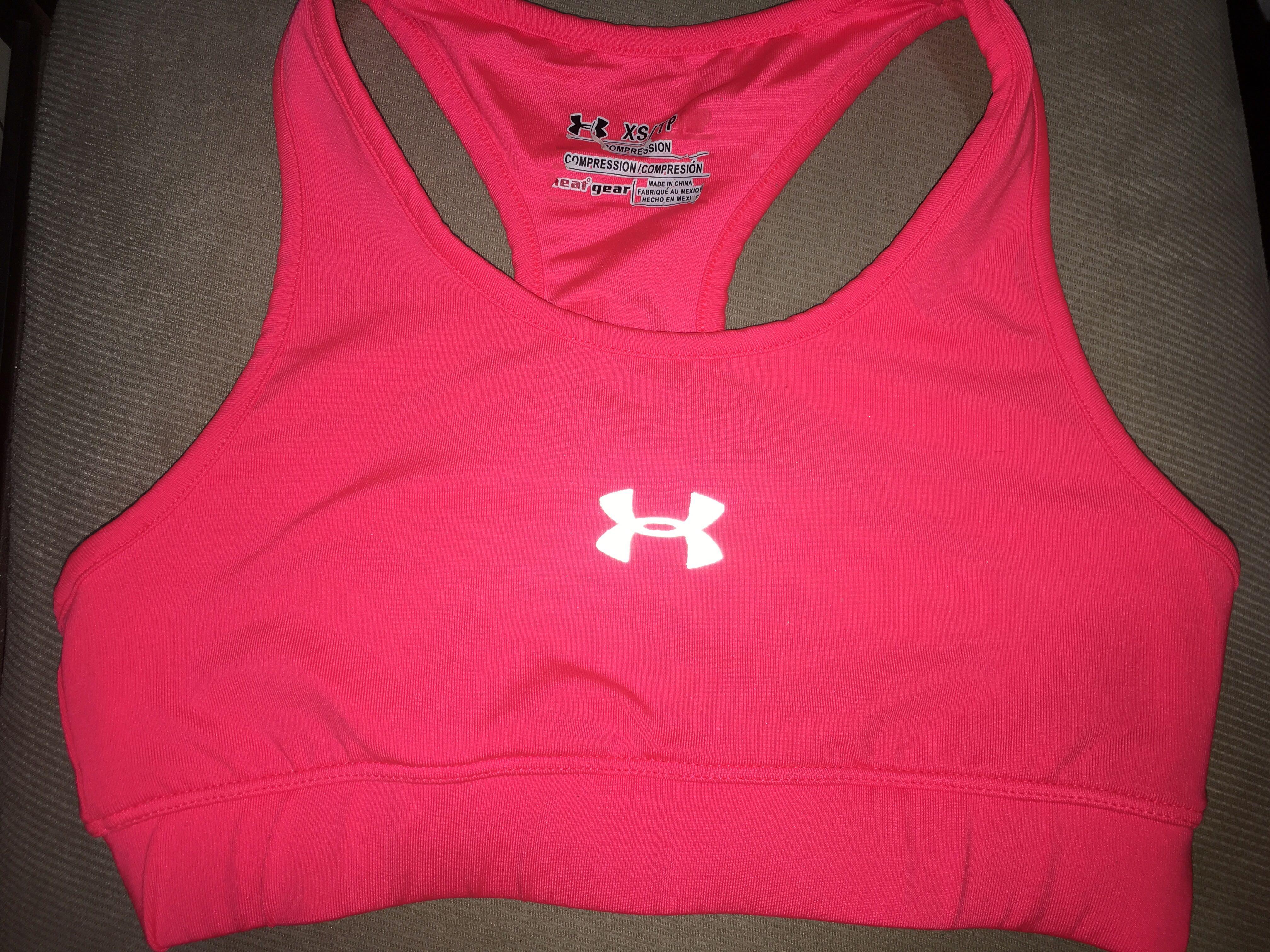 neon pink under armour