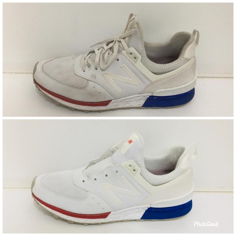 cleaning new balance sneakers