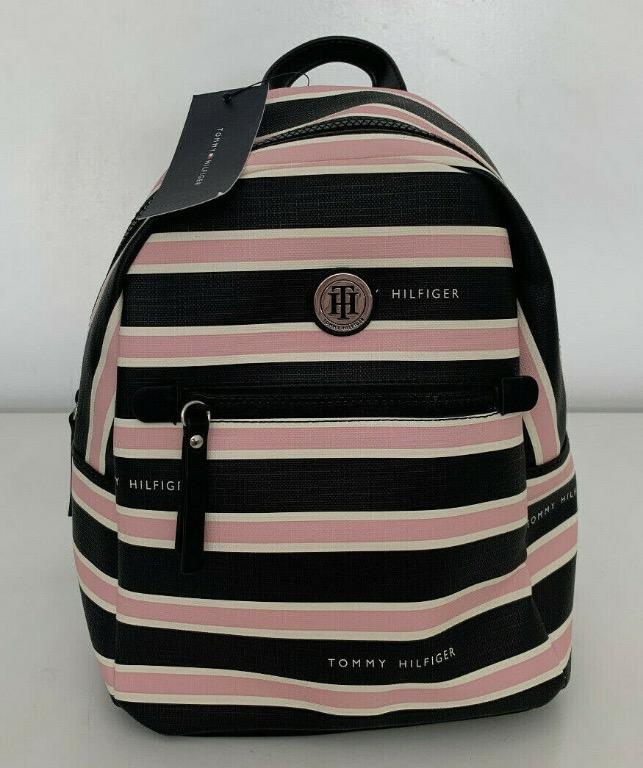 tommy hilfiger black mini backpack