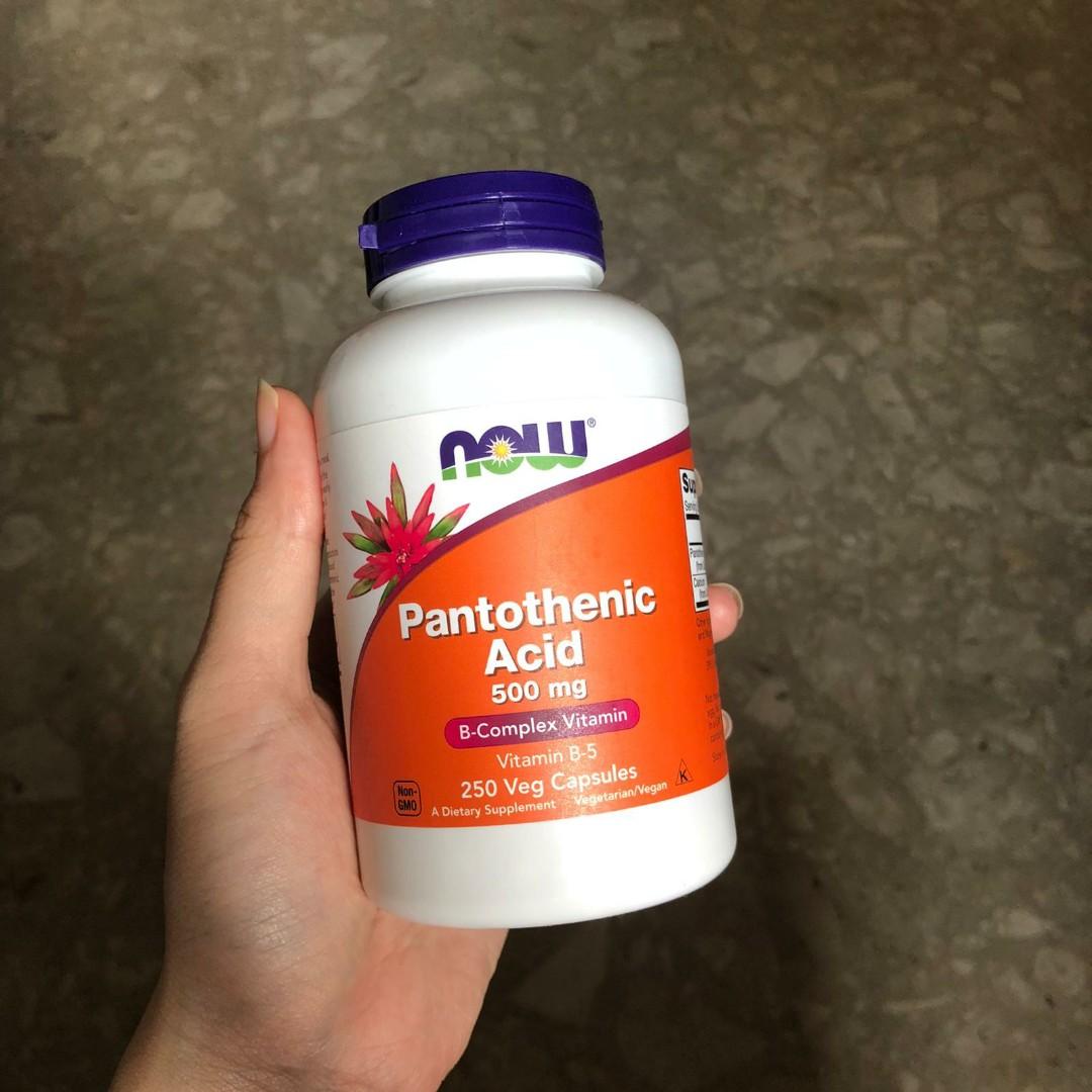 NOW Foods Pantothenic Acid (Vitamin B5), Health & Nutrition, Health