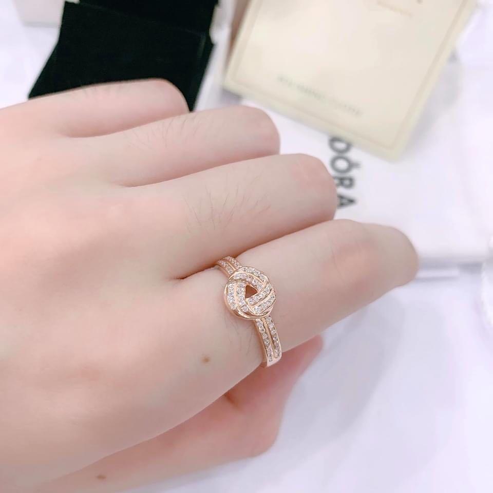 pandora real gold rings