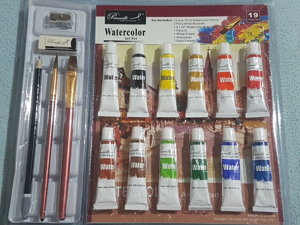 Pennelli Quality Artsit Water Color Paint, Hobbies & Toys, Stationary & Craft, Craft Supplies & Tools On Carousell