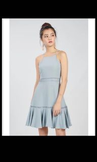 kayden chiffon frill dress