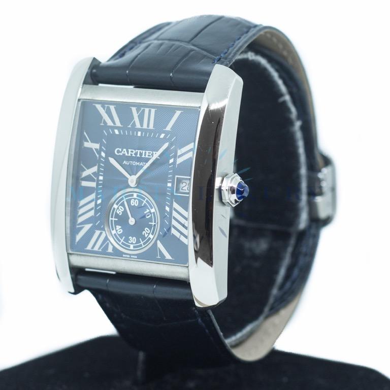 Cartier tank sales mc blue