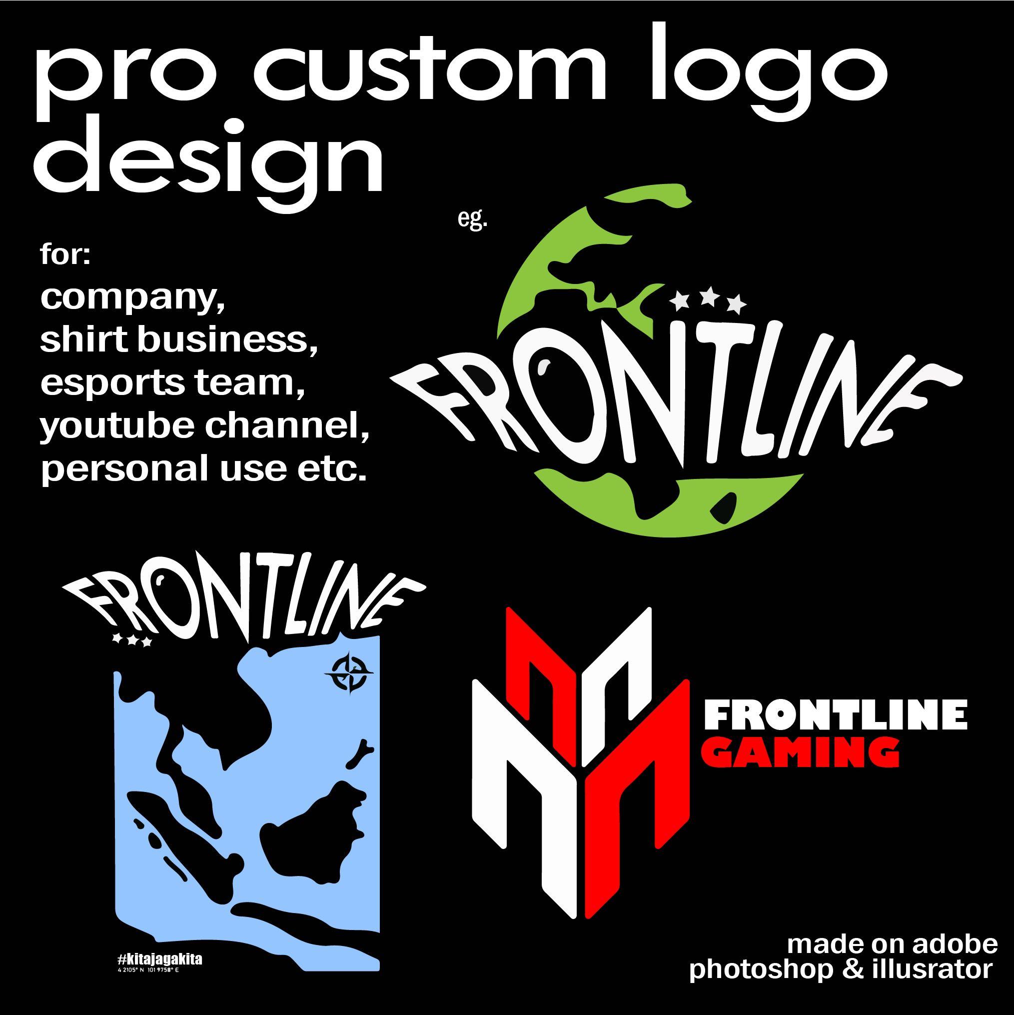 Pro Logo Design Service For Business Youtube Gaming Esports Design Craft Others On Carousell