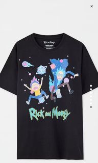 Pull And Bear Rick And Morty Tee Women S Fashion Clothes Tops On Carousell