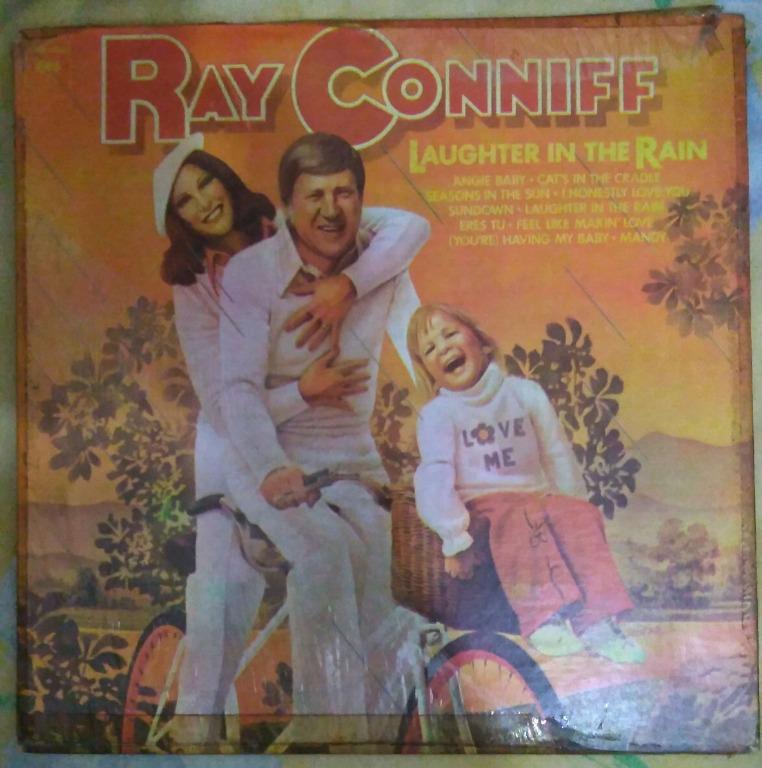Ray Conniff - Laughter In The Rain (album) (Category: Vinyls) located in Caloocan City. Submitted by junmadrid (Listing ID 1019935995, Image 1). Description: Long Playing Record Ray Conniff - Laughter In The Rain Php 700.00 Songs included: Side 1 Laughter In The Rain I Honestly Love You Sundown Angie Baby Mandy Side 2 Seasons In The Sun Eres Tu Cat's In The Cradle Feel Like Makin' Love (You're) Having My Baby Both sides of the vinyl are in good c