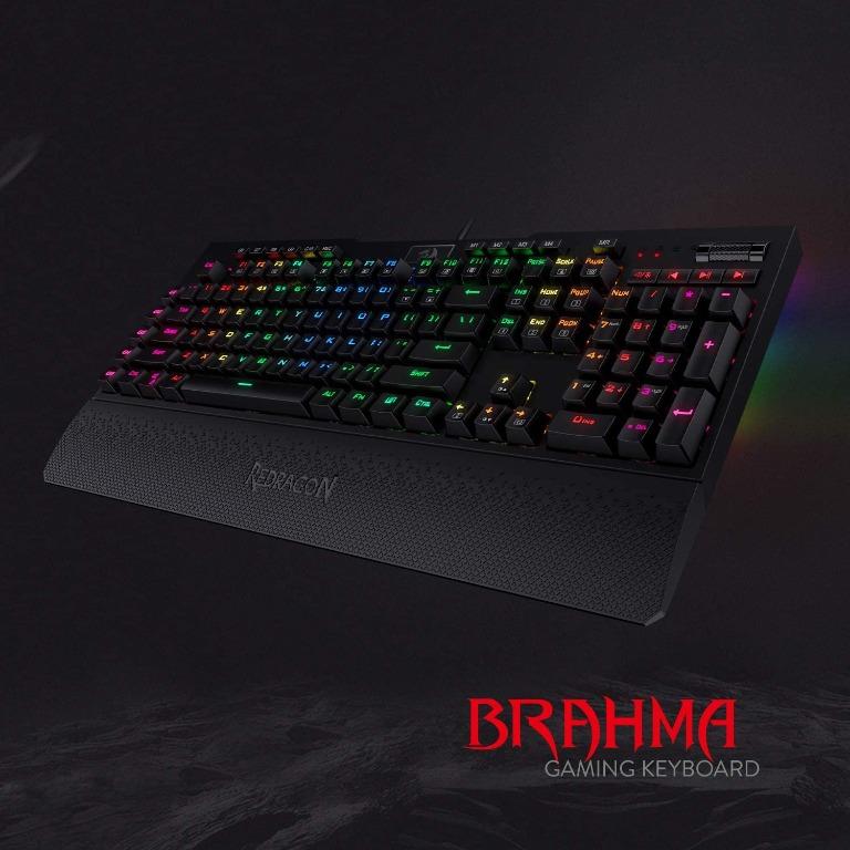 Redragon K586 Brahma RGB Mechanical Gaming Keyboard with ...
