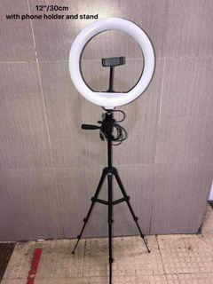💕ring light with phone holder and stand pre order cut off monday night available tuesday 5pm💕
