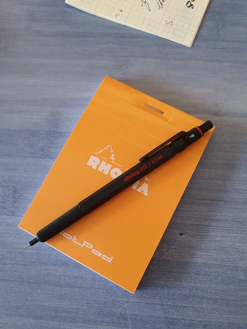 Rotring 600 0.5 mm Drafting Mechanical Pencil in Black, Hobbies & Toys