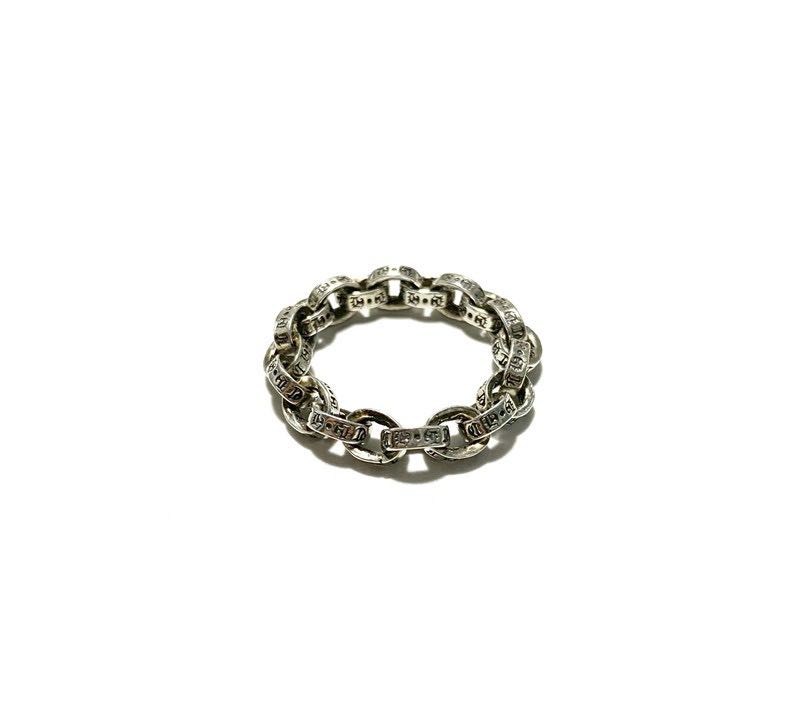 Paper Chain Ring Chrome Hearts 5mm Women S Fashion Jewellery Rings On Carousell