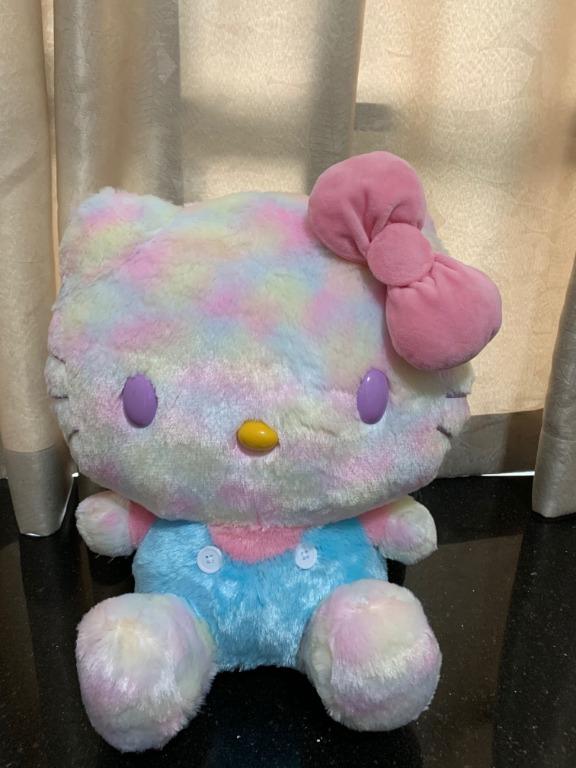 rainbow hello kitty plush