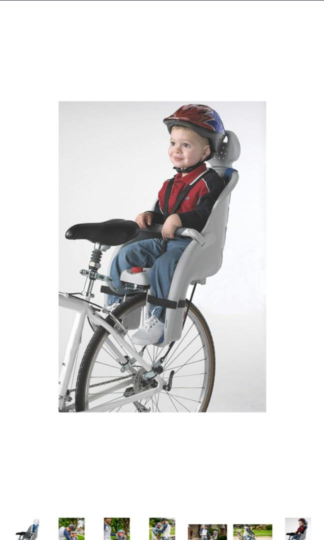 schwinn deluxe bicycle mounted child carrier