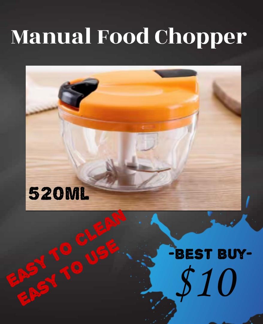 Sharp Blade Manual Food Cutter Hand Pull Meat Chopper Pull