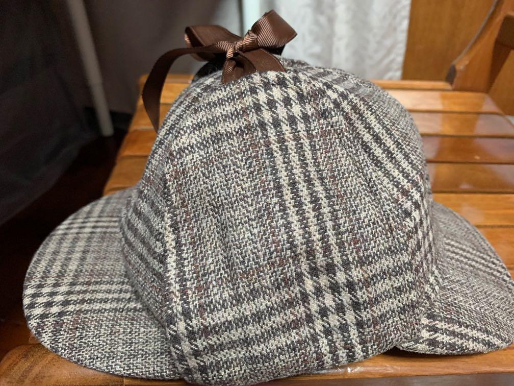 Sherlock holmes deerstalker hat cap Women s Fashion Watches