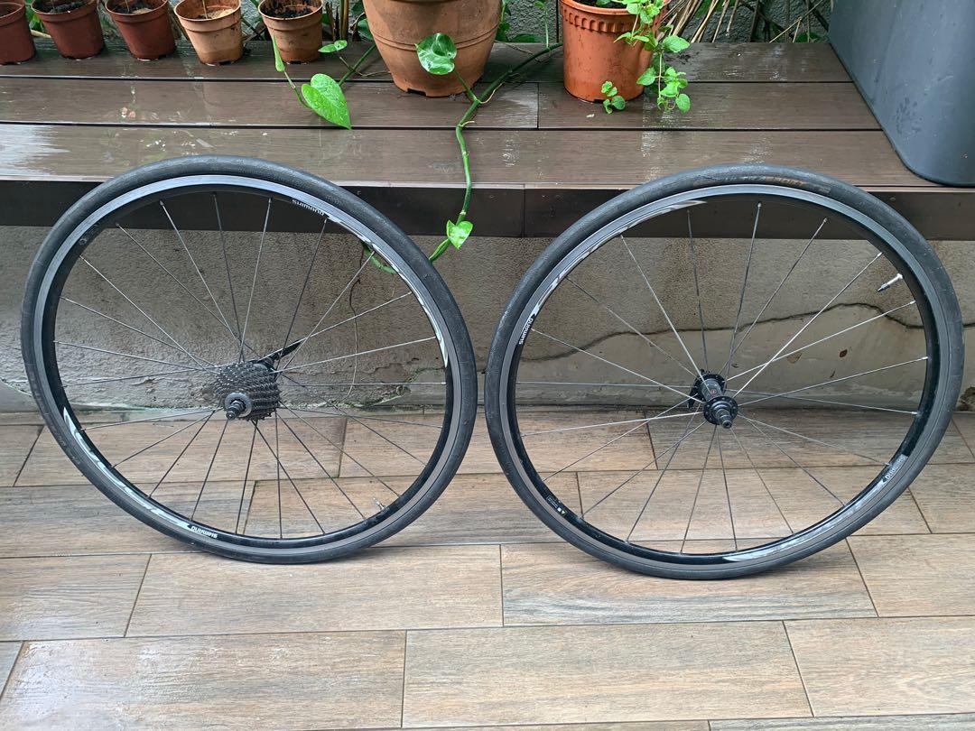 Shimano Wh R500 Wheelset Bicycles Pmds Parts Accessories On Carousell