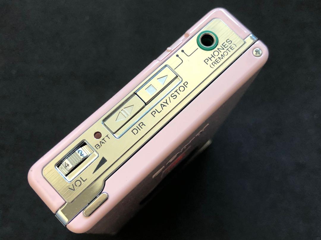 SONY ソニーカセットウォークマン WM-109 ピンク｜ポータブル